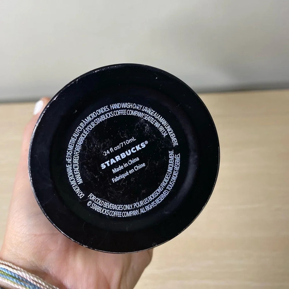 Starbucks Matte Black Stainless Steel Double Walled Ken Tumbler No Straw 24 oz - Picture 11 of 12